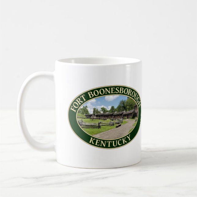 Taza De Café Fuerte Boonesborough, Kentucky, del siglo XVIII (Izquierda)