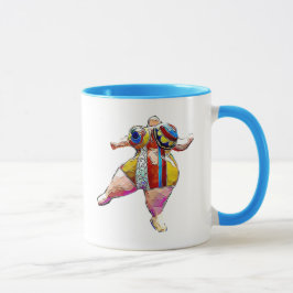 Taza de café fuerte de señora Dancing de Lipoedema