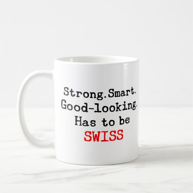 Taza De Café fuerte de swiss (Izquierda)
