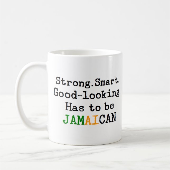 Taza De Café fuerte jamaicano (Izquierda)