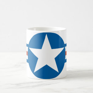 Taza De Café Fuerza aérea Logo_2 del vintage