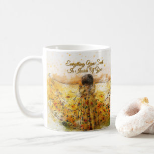 Taza De Café Fuerza interior radiante Inspiradora