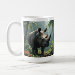 Taza De Café Fuerza salvaje: El rinoceronte