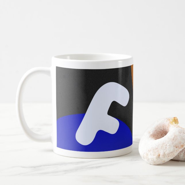 Taza De Café Fuerza y aceleración Mug: liberar F=mamáes (Con donut)