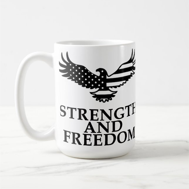 Taza De Café Fuerza y libertad (Izquierda)