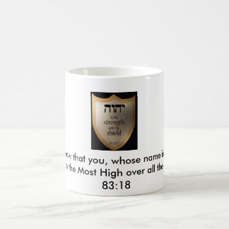Taza De Café fuerza y mi escudo
