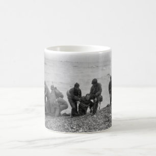 Taza De Café Fuerzas aliadas que aterrizan en la Segunda Guerra
