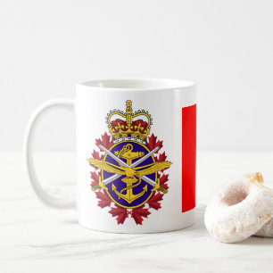Taza De Café Fuerzas armadas de arma del canadiense