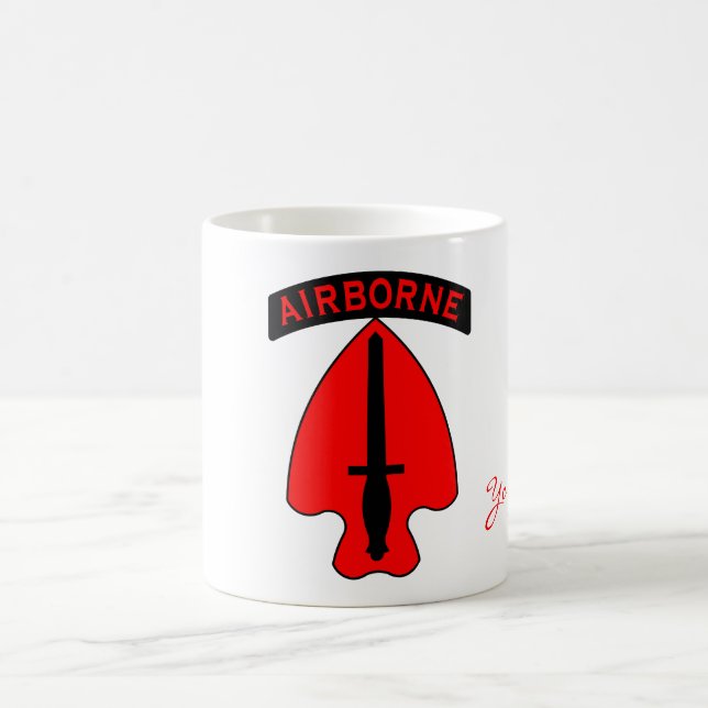 TAZA DE CAFÉ FUERZAS ESPECIALES DE USASOC (Centro)