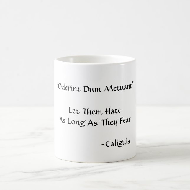 Taza De Café Fuerzas especiales "Oderint Dum Metuant (Centro)