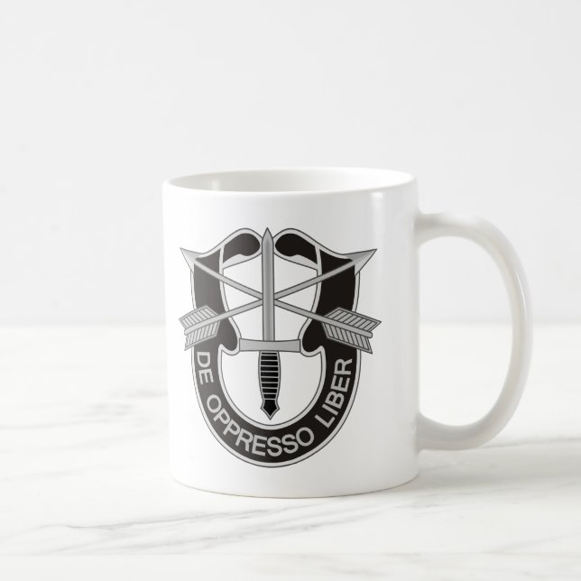 Taza De Café Fuerzas Especiales SF De Oppresso Liber (Derecha)
