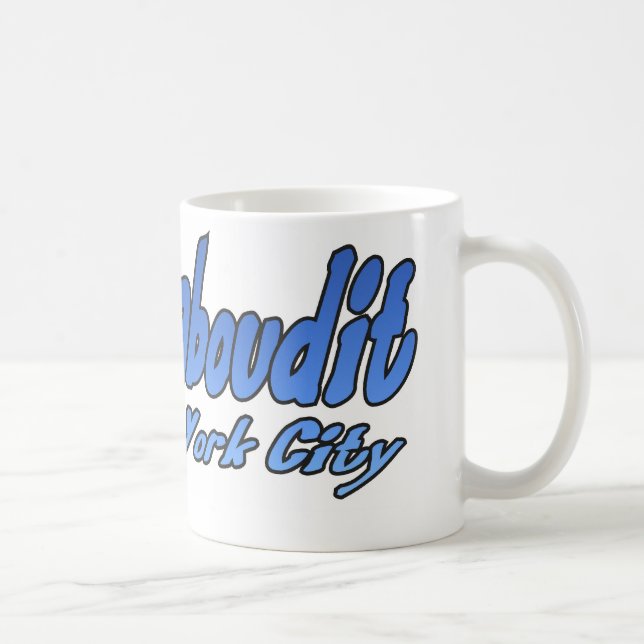 Taza De Café Fuggedaboutit- Brooklyn, NYC (Derecha)