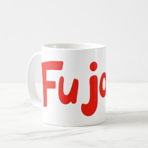 Taza De Café Fujoshi Red Fan Slogan