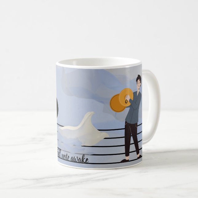 Taza De Café Full Note Awake  (Anverso derecho)