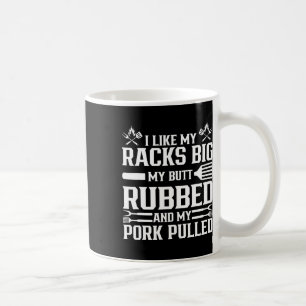 Taza De Café Fumador de carne Bbq de goma de cerdo a la parrill