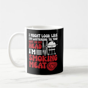 Taza De Café Fumador de carne Bbq Fumador Grilling Griller Che