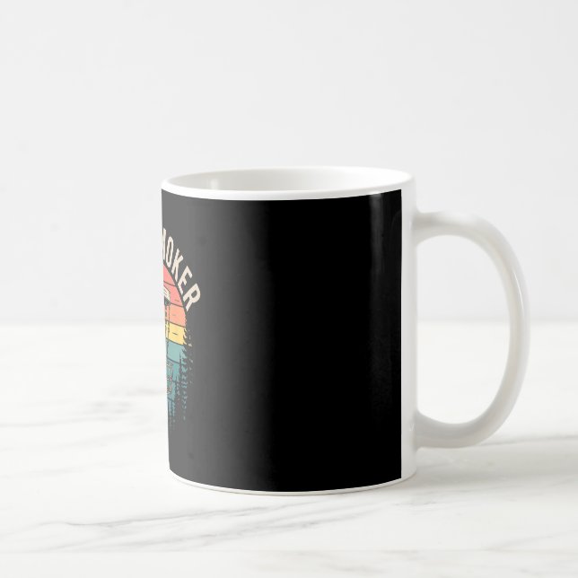 Taza De Café Fumador empedernido Divertido Disc Golf Árbol Cade (Derecha)