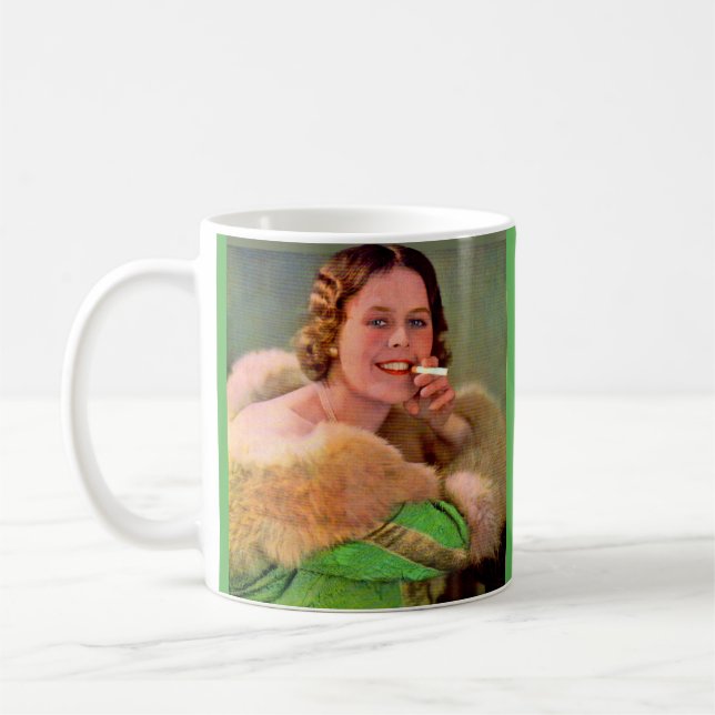Taza De Café Fumadora de los años 1930 (Izquierda)