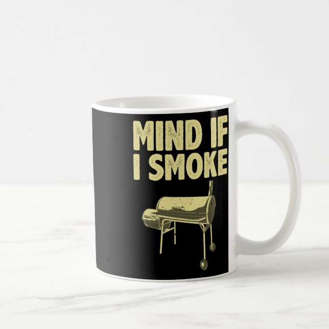 Taza De Café Fumar Para Hombres Papá Gritando Carne Bbq Comida  (Derecha)