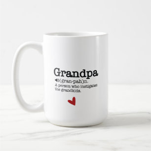 Taza De Café Fun Abuelo Definición Café Mug