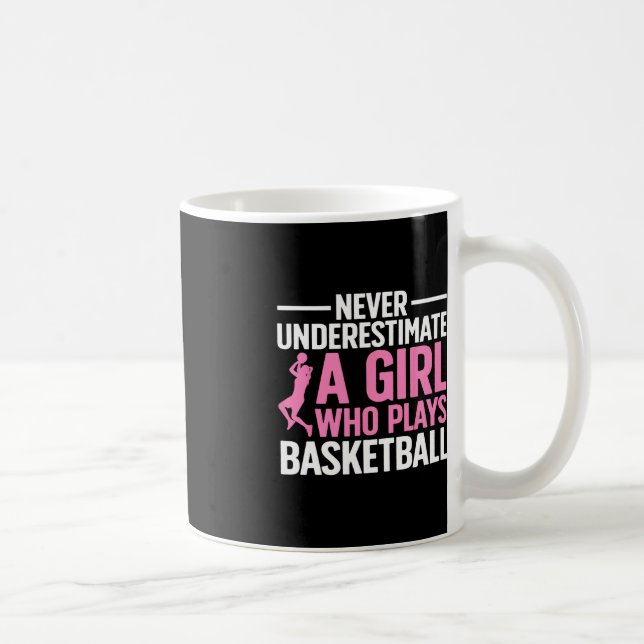 Taza De Café Fun Basketball Art Para Chicas Jóvenes Adolescente (Derecha)