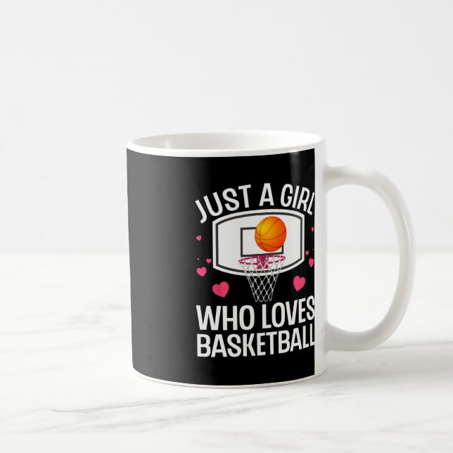 Taza De Café Fun Basketball Art Para El Colegio De Mujeres Chic (Derecha)