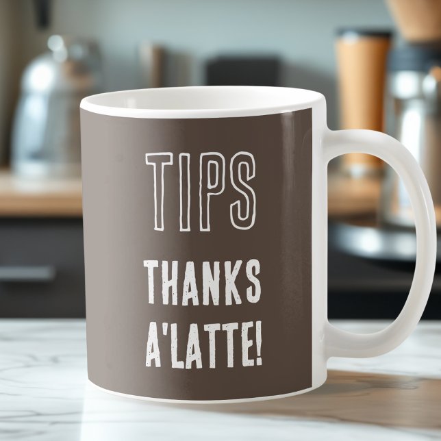 Taza De Café Fun Coffee Shop Tip Jar (Subido por el creador)
