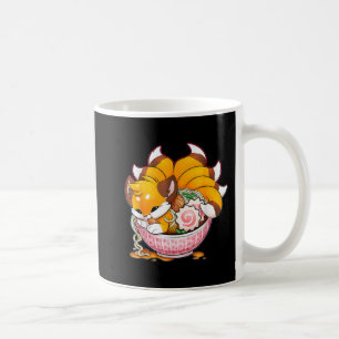 Taza De Café Fun Fox Ramen Noodles Japoneses Cute Kawaii Anime 