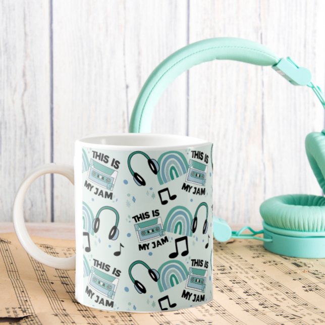 Taza De Café Fun Green Boys Music Lover (Subido por el creador)