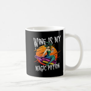 Taza De Café Fun Halloween Bebe Witch Magic Wine Drinker