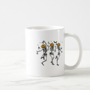 Taza De Café Fun Halloween Calabaza Dancing Skeleton Costume Wo