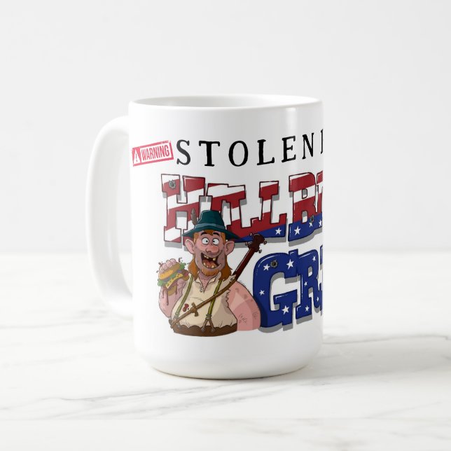 Taza De Café Fun HillBilly Grill Dinamarca Café Mug! (Anverso izquierdo)