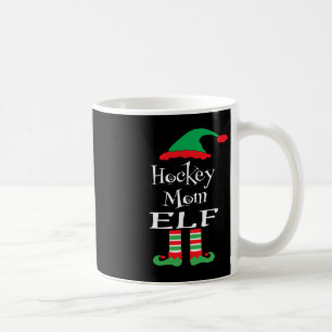 Taza De Café Fun Hockey Mamá Elf Xmas Partido Familiar Mujeres