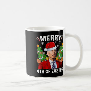 Taza De Café Fun Joe Biden Navidades Santa Hat Merry 4 De Eas