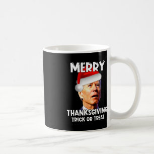 Taza De Café Fun Joe Biden Santa Hat Feliz Día de Acción de Gra