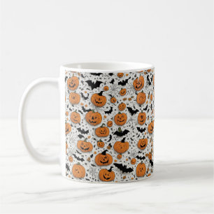Taza De Café Fun parlanchín calabazas de Halloween y café de pa