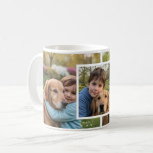 Taza De Café Fun Photo Collage of Memories Dog