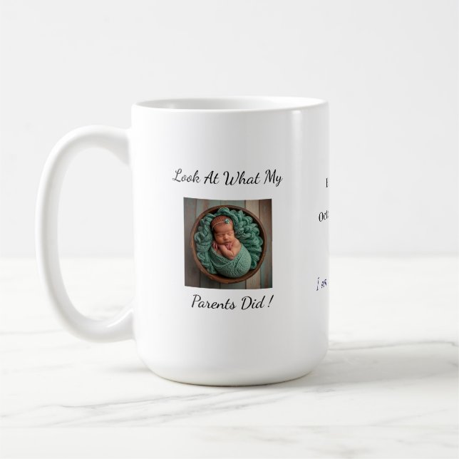 Taza De Café Fun Photo Nation Anuncio Mug Personalizado (Izquierda)