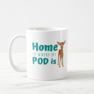 Taza De Café Fun Podenco Dog Personalizado