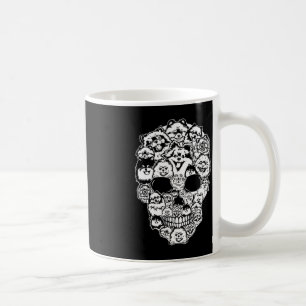 Taza De Café Fun Pomeranian Skull Dog Skeleton Halloween