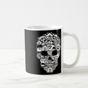 Taza De Café Fun Pomeranian Skull Dog Skeleton Halloween