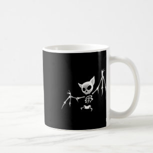 Taza De Café Fun Scary Dark Flying Skeleton T Halloween Clothin