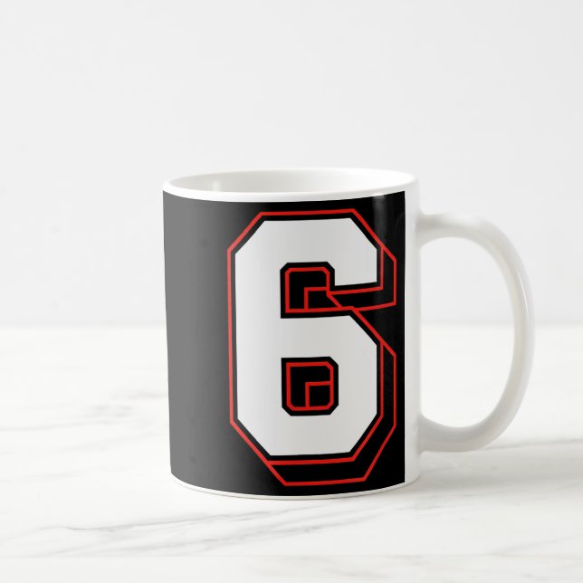 Taza De Café Fun Six Seven 6 7 Meme Design  (Derecha)