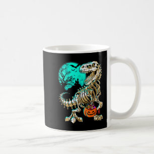 Taza De Café Fun Skeleton TRex Halloween Boys Dino Kids Fossil