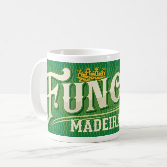 Taza De Café Funchal Madeira (Anverso izquierdo)
