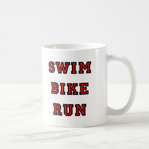 Taza De Café Funcionamiento de la bici de la nadada