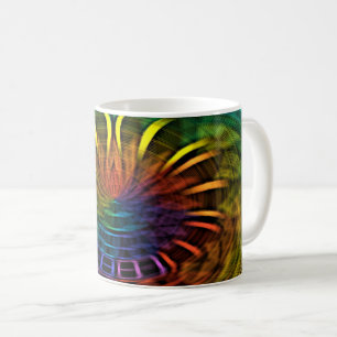 Taza De Café Funcionamiento Mecánico de un Arcoíris