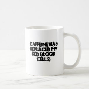 Taza De Café Funcionamientos del cafeína a través de mis vena
