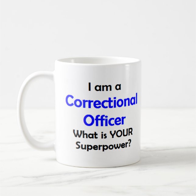 Taza De Café funcionario correccional (Izquierda)