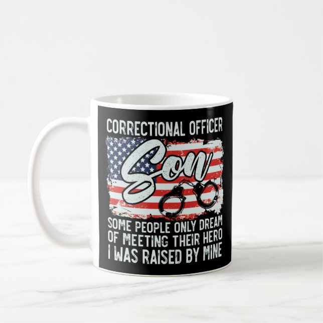 Taza De Café Funcionario penitenciario Oficial algunos (Izquierda)
